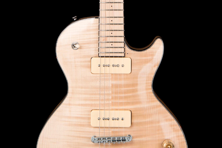 honey-4-les-paul-custom-acero-marezzato-liuteria les-paul-replica-liuteria-acero-marezzato-p90