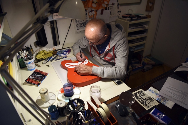 Telecaster custom liuteria - Diabolik, disegno originale.