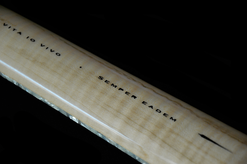shank-instruments-emanuele-d'alò-telecaster-liuteria-acero-marezzato-milano-manico-fiammato