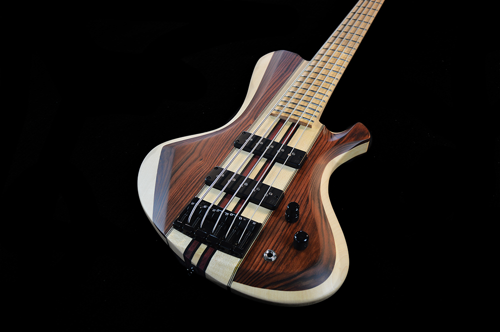 shank-instruments-basso-elettrico-liuteria-milano-neck-thru-5-corde-acero-marezzato