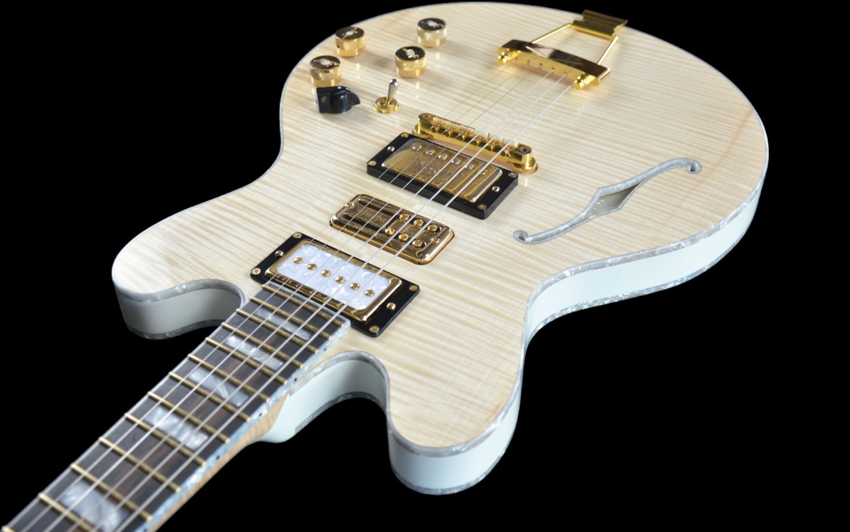 shank-instruments-339-gibson-replica-acero-fiammato-liuteria-milano-marezzato-custom