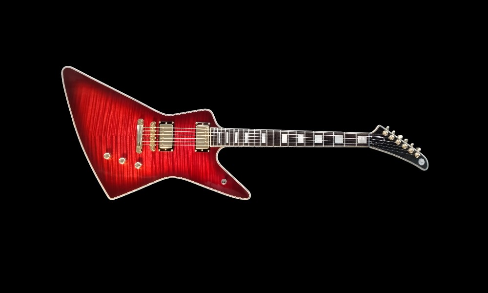 shank-instruments-milano-gibson-explorer-liuteria-acero-fiammato-vendita